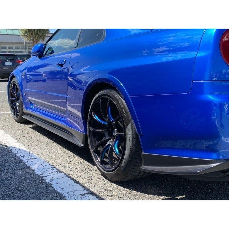 BNR34 R34 スカイラインGT-R HSM-STYLE サイドスカート（カーボン 