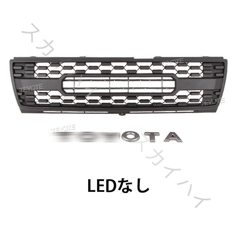 トヨタ タコマ TACOMA GRILLE 1997-2000 高品質 4連LED フロントグリル TOYOTAロゴ付き 外装 フロントグリル ガーニッシュ カスタム パーツ｜taotao-shop｜02