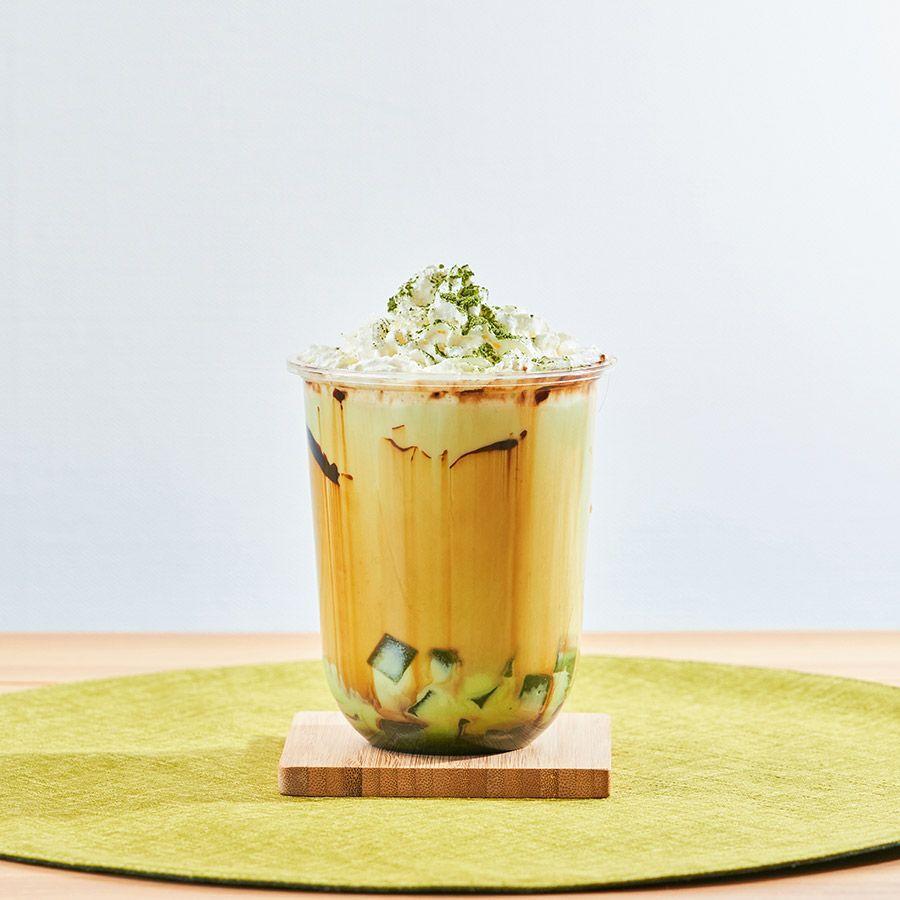 送料無料 ドリンク用わらび餅 「洛山」 抹茶味 3.5kg/cs（60袋入り） わらび餅 抹茶 ドリンク 文化祭 業務用 和菓子 黒糖わらび餅 わらびもち |  | 03