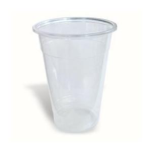 クリアカップ（透明カップ） 500cc 100個 (プラカップ プラコップ プラスチックカップ プラスチックコップ 使い捨て 業務用) |  | 01