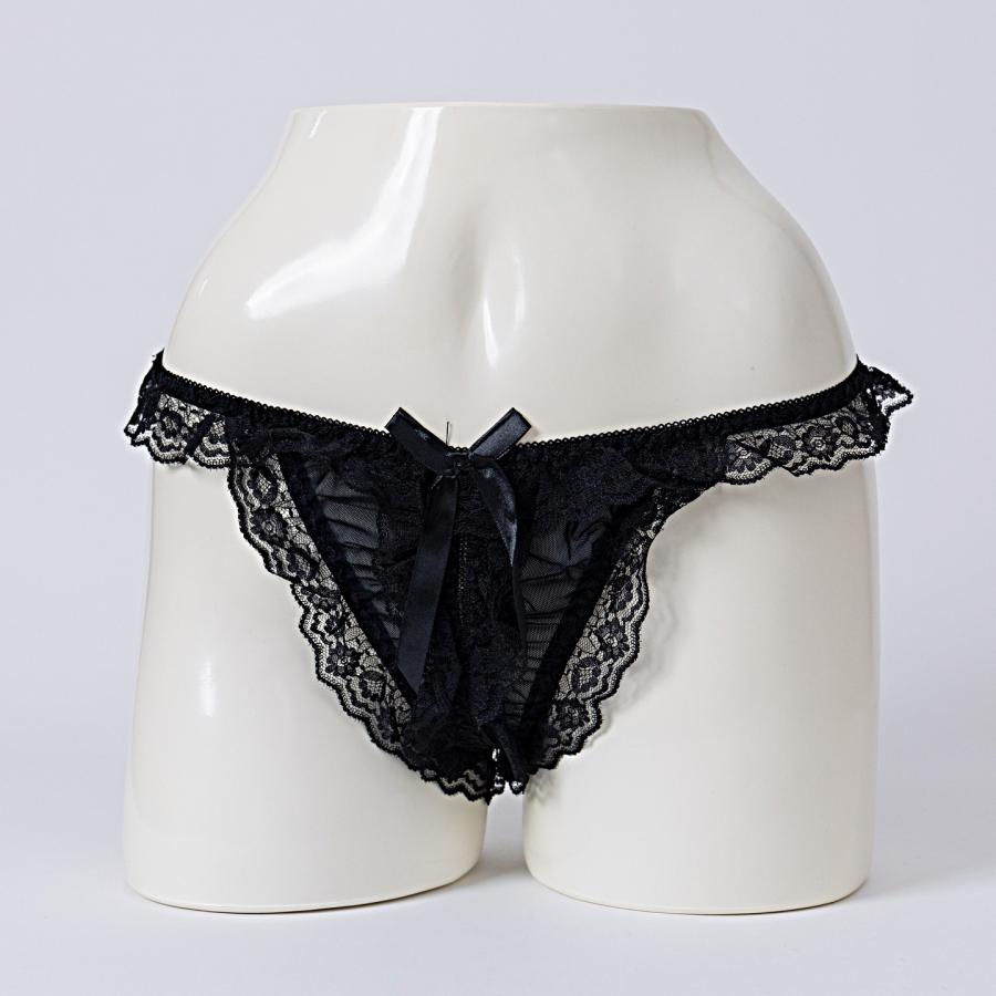 3色展開！！　セクシーなレースの股割れTバックショーツ TS3041 | 