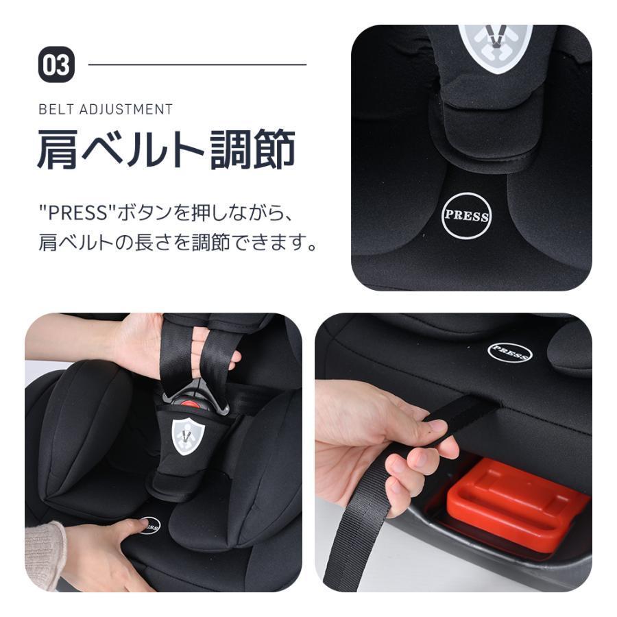 前売り：9月出荷】チャイルドシート 新生児 ISOFIX 0歳?10歳 360