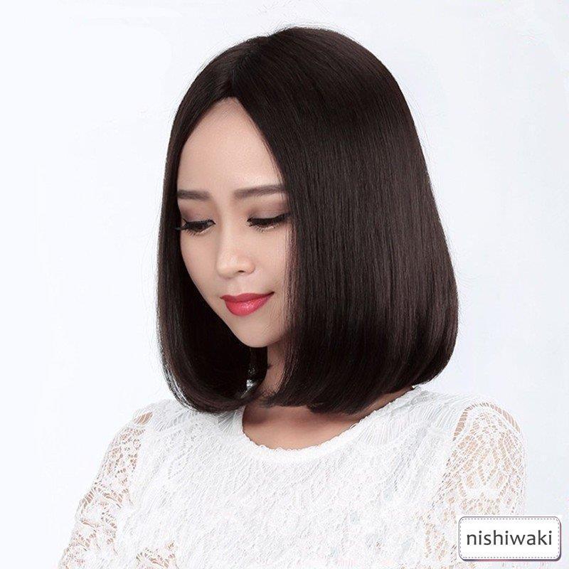 [大特価] 100%人毛ウィッグ 人毛ウィッグレディース ボブ ショート 女性 ミセス ママ 医療用 かつら モデル アイドル ヘアスタイル 級 WIG 簡単着用 自然 耐熱 【1527792133】(9464円)