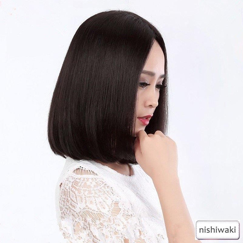 [大特価] 100%人毛ウィッグ 人毛ウィッグレディース ボブ ショート 女性 ミセス ママ 医療用 かつら モデル アイドル ヘアスタイル 級 WIG 簡単着用 自然 耐熱 【1527792133】(9464円)
