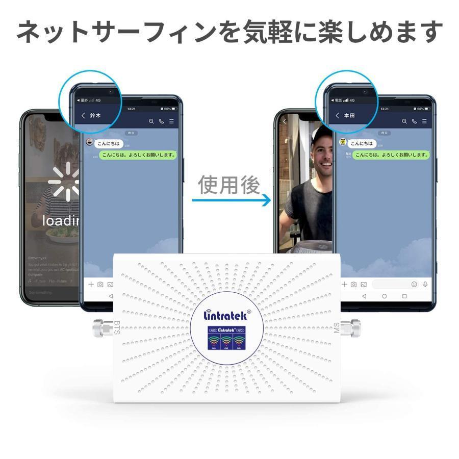 lintratek 携帯電話用シグナルパートナー リフティング バンド 8 1 3 900 2100 1800MHz 信号 KDDI au NTTドコモ 楽天 ソフトバンク 圏外解消 携帯電話 KDDI au NTTドコモ ソフトバンク 800/1800/2100MHz