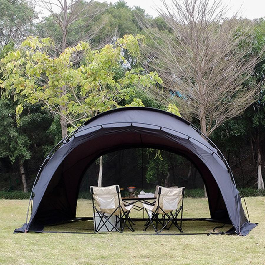 ドームテント ドーム型テント ドーム型シェルター 半球状ドーム型シェルター 自立式ト 球型 大型ドームテント 煙突穴付き スカート付　TPUドア対応　軽量 防水 