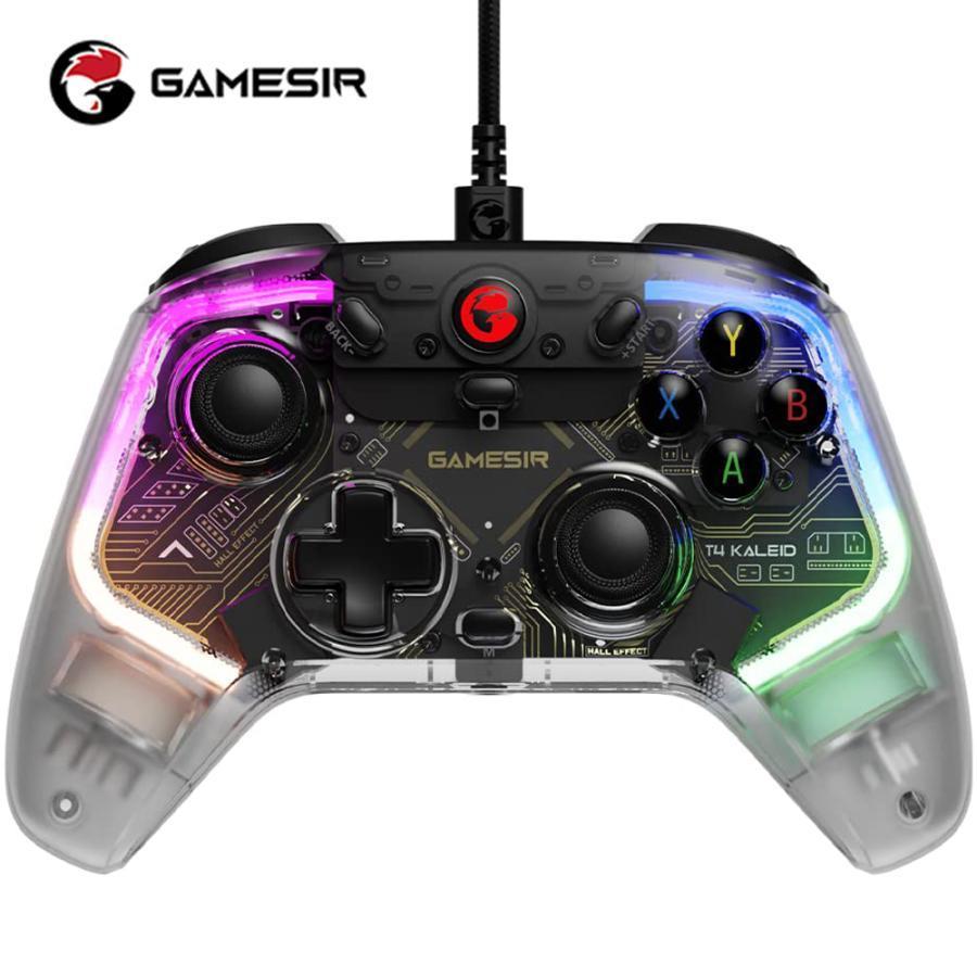 GameSir T4 Kaleid Switch コントローラー PC Xbox ゲームパッド 有線コントローラー 純正 ジャイロ 振動 背面