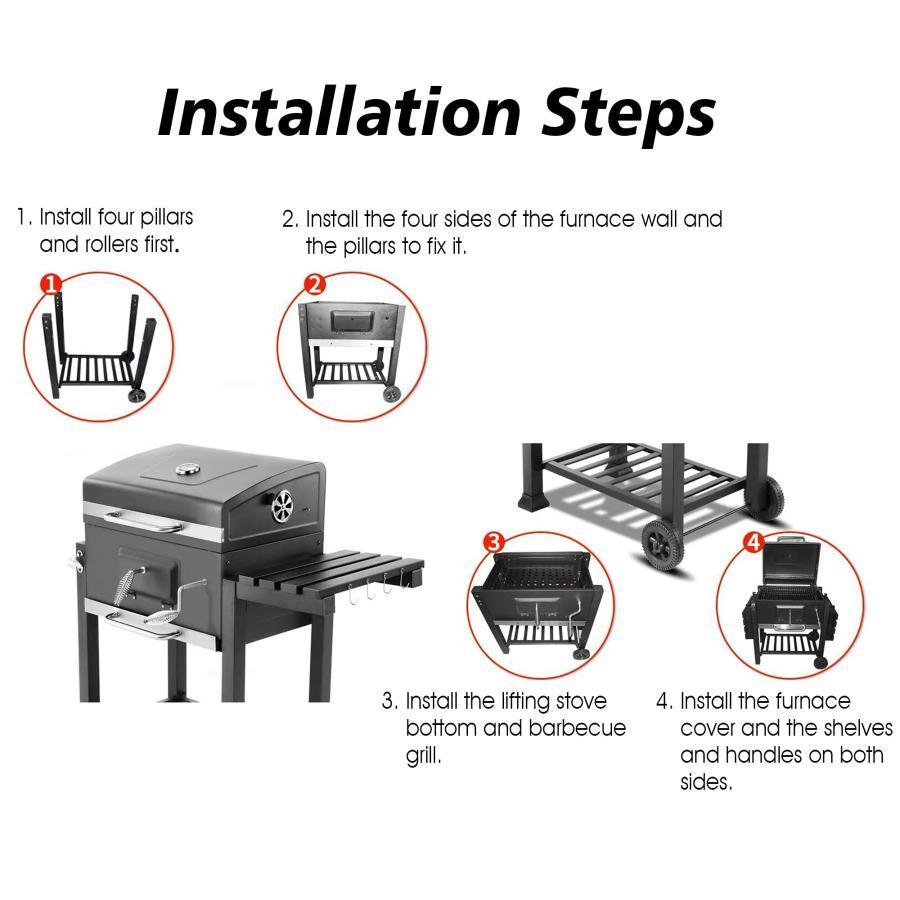 バーベキューグリル 屋外 大型 キャンプ バーベキューコンロ 焚き火台 5~20人用 アウトドア用 蓋付き カバー付き バーベキューグリル 屋外 大型 キャンプ バーベキューコンロ 焚き火台 20人用 アウトドア用 蓋付き カバー付き