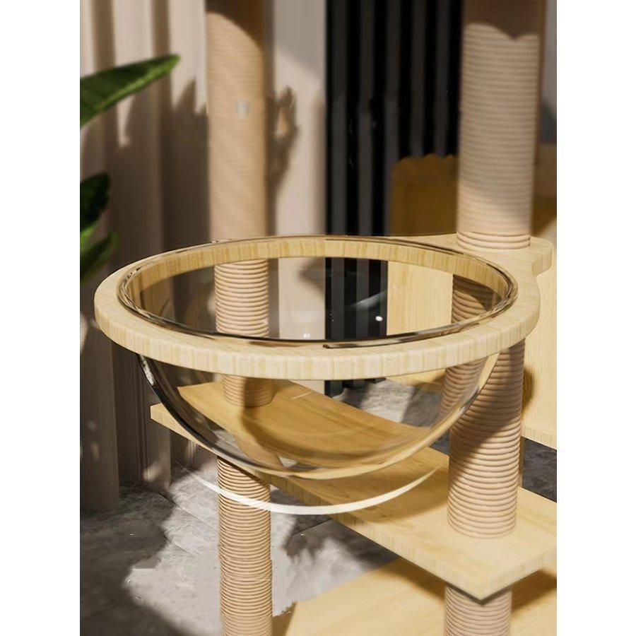 キャットタワー 据え置き 大型猫 中型 大型 ハンモック付 おもちゃ 運動不足 安定 頑丈 ねこ 爪とぎ 爪研ぎ 多頭飼い 麻紐 子猫 シニア 省スペース Point キャットタワー