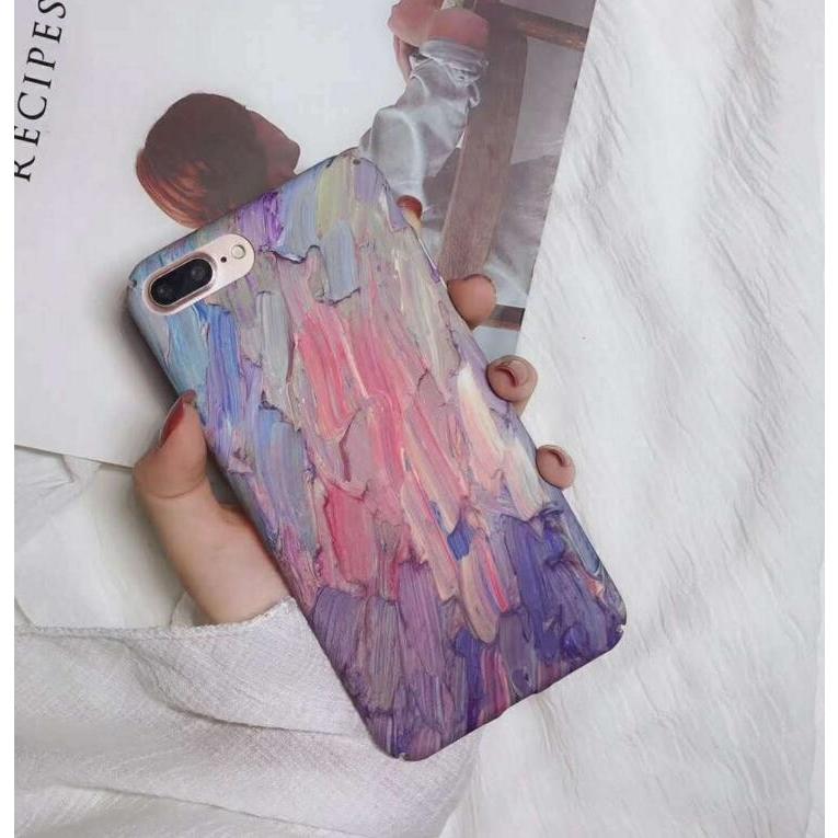【一回のご注文で1点まで】[即納]韓国流行iPhoneケース  全機種対応 iPhoneX iPhone8 油絵 ペンキ iPhonXRおしゃれ スマホケース 人気アイフォンケース |  | 05