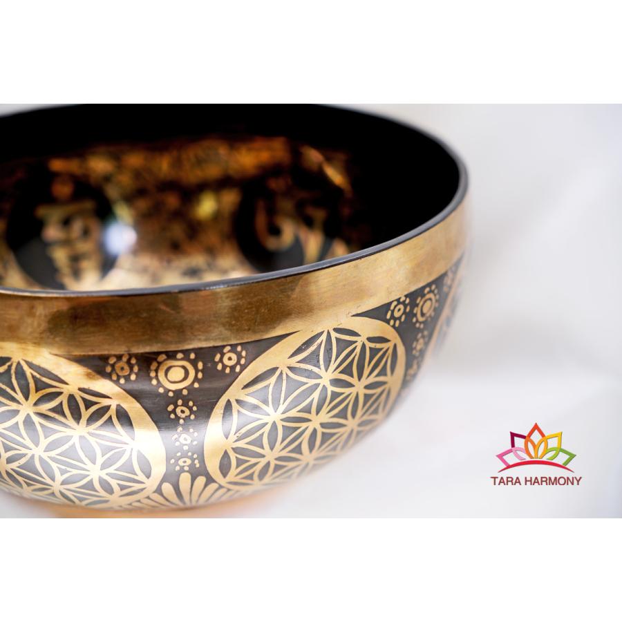 シンギングボウル 22cm 【グリーンターラ菩薩】（超美音
