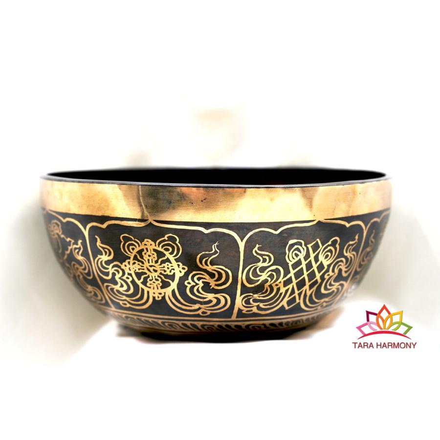 シンギングボウル 21cm グリーンターラ菩薩（超美音） ソルフェジオ