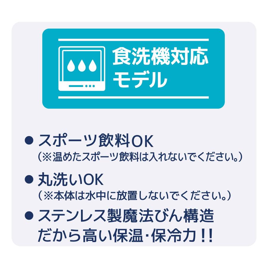 【食洗機対応モデル】サーモス 水筒 真空断熱ケータイマグ 500ml ダークネイビー｜taranstore｜07