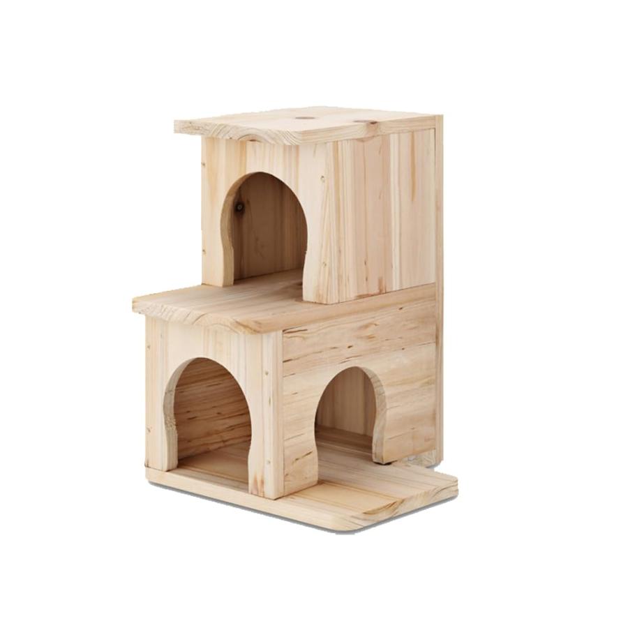 CHIIRAKU チンチラハウス ペットハウス 木製 ウッドハウス ペット住宅