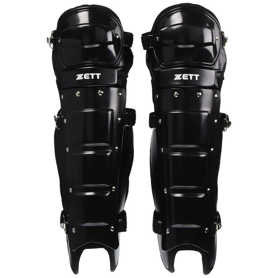 ZETT(ゼット) 野球 審判用 レガース ブラック(1900) BLL113A ブラック(1900) - ZETT(ゼット) 野球 審判用 レガース ブラック(1900) BLL113A