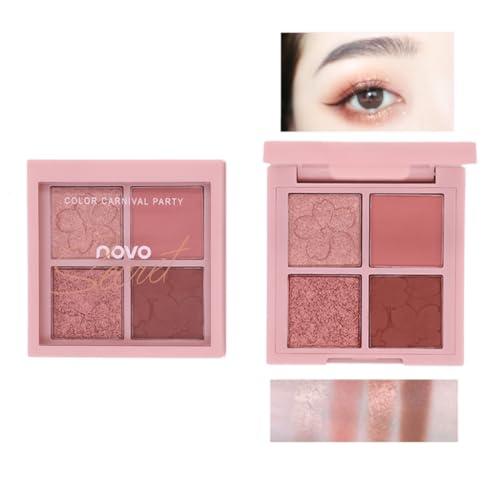 UNYOKE さくらものがたり4色アイシャドウ長持ち発色ミニパレット、アイ