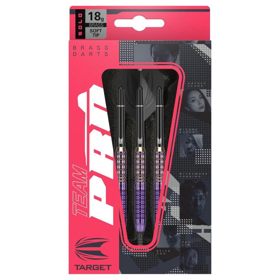 TARGET TEAM PRO シリーズ ROYAL PURPLE BRASS 18G 2BA ブラスダーツ