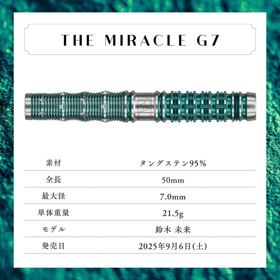 Target（ターゲット） TARGET THE MIRACLE G7 95% 21.5G 2BA SOFT TIP