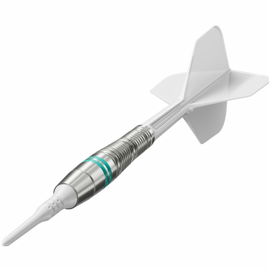 初心者向けダーツ ケース付き TARGET COLOURS G4 タングステン 90％ ソフトチップダーツ(カラーズ K-FLEX付属) 一体型シャフト・フライト付属の画像