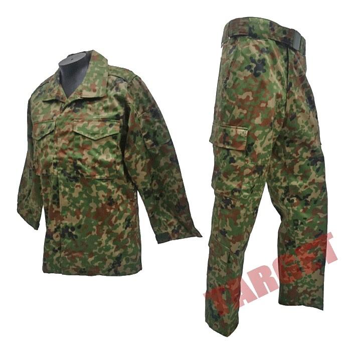 生産終了 PX品 陸上自衛隊 迷彩服 3型 TC（EC） 上下ベルトセット オールシーズン用（戦闘服 作業服 BDU 陸自迷彩 ジャケット パンツ メンズ レディース）｜targetmilitary