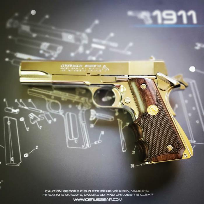 ☆ アルタモント COLT M1911A1 ガバメント用 木製グリップ