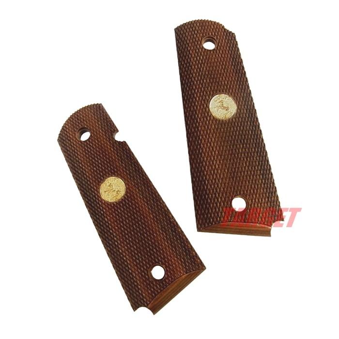 ☆ アルタモント COLT M1911A1 ガバメント用 木製グリップ パネル フル