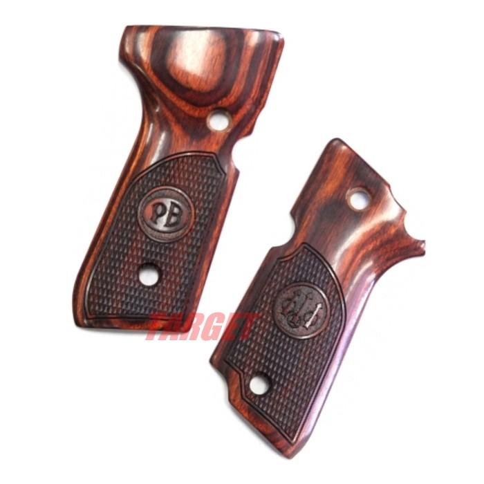 アルタモント ベレッタ M93R用 木製グリップ チェッカー パネル アルタモント ベレッタ M93R用 木製グリップ チェッカー パネル