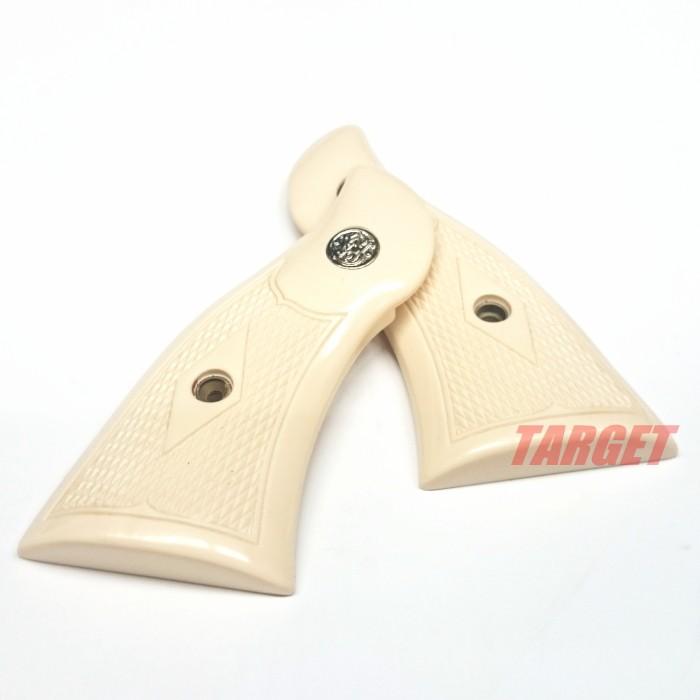 アルタモント S&W Kフレーム スクエアバット用 アイボリー調グリップ