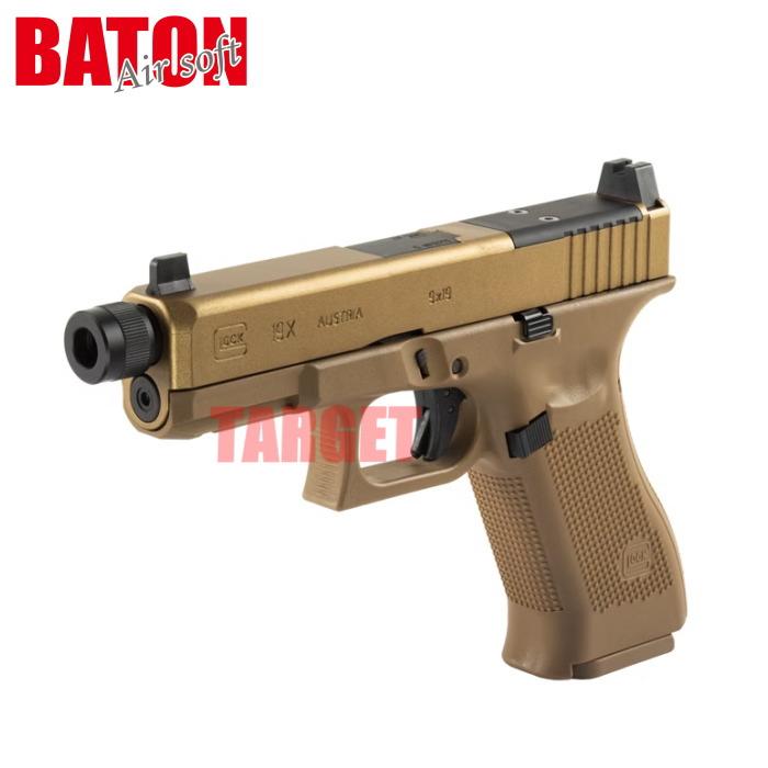 ☆【3月19日頃発売予定】BATON airsoft GLOCK 19X MOS CO2GBB 正規