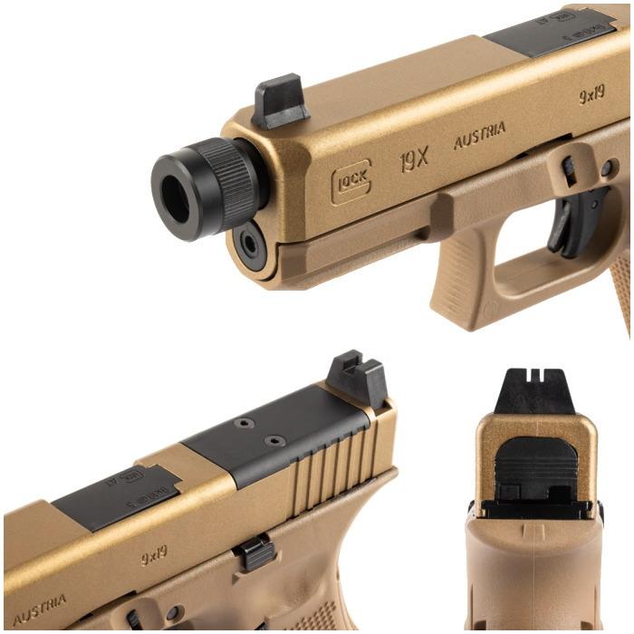 ☆【3月19日頃発売予定】BATON airsoft GLOCK 19X MOS CO2GBB 正規