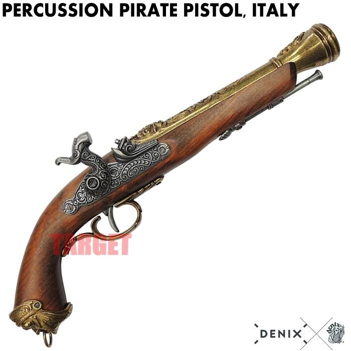 DENIX　デニックス　古式銃　パイレーツ ☆DENIX フリントロック パイレーツピストル イタリア グレー