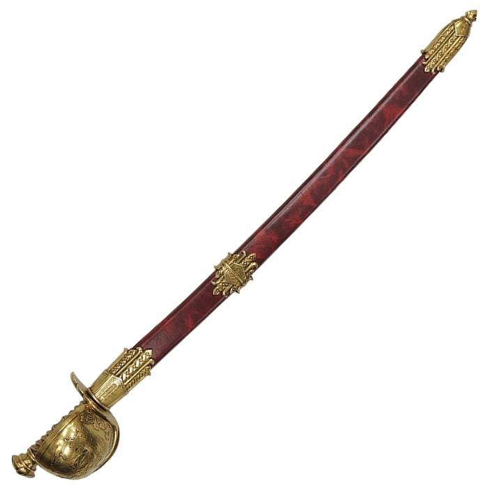 Denix 海賊サーベル バルバロッサモデル レッド ゴールド 4198 デニックス 赤ひげ バルバロス ハイレッディン トルコ 模造刀剣 Dnx 4198 エアガン 自衛隊用品target 通販 Yahoo ショッピング