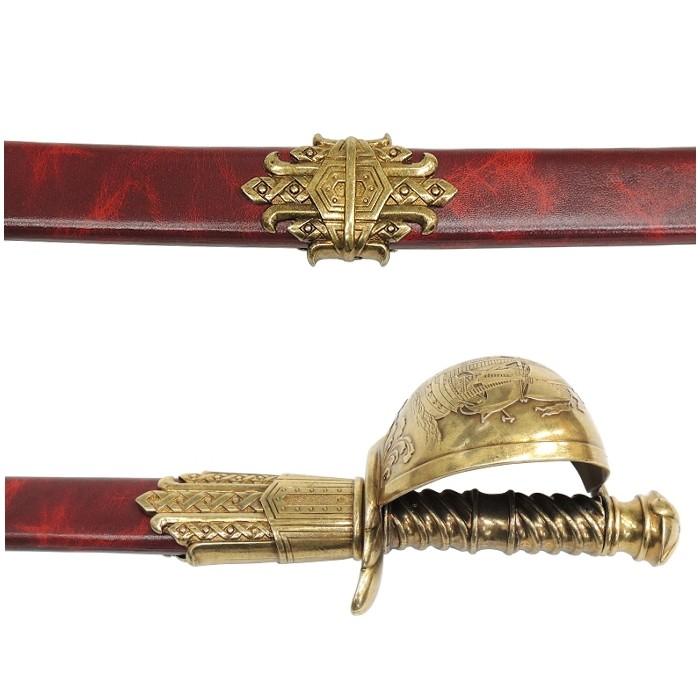 Denix 海賊サーベル バルバロッサモデル レッド ゴールド 4198 デニックス 赤ひげ バルバロス ハイレッディン トルコ 模造刀剣 Dnx 4198 エアガン 自衛隊用品target 通販 Yahoo ショッピング