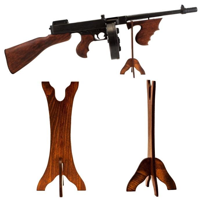 DENIX ディスプレイ用ウッドスタンド ライフル用 24cm 811 (デニックス