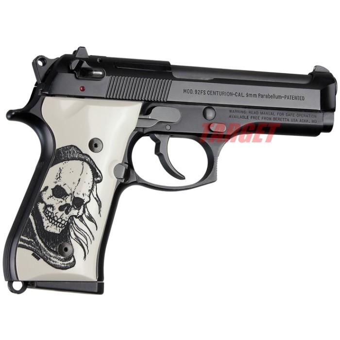 HOGUE M92F用 アイボリーポリマーグリップ パネル スクリームショー