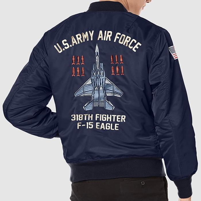 20%OFF】HOUSTON カスタム MA-1 刺繍入り ジャケット U.S.ARMY AIR