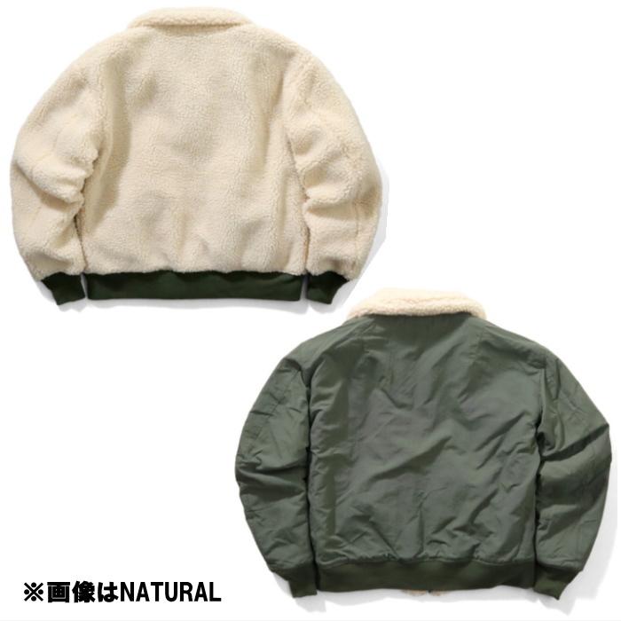 HOUSTON ヒューストン MA-1 リバーシブルボアミリタリージャケットXL 40%OFF】HOUSTON リバーシブル ボア B-15 ジャケット （ヒューストン