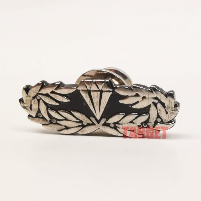 ピンバッジ レンジャー徽章 イブシ仕上げ 25mm 金/銀 （陸上自衛隊