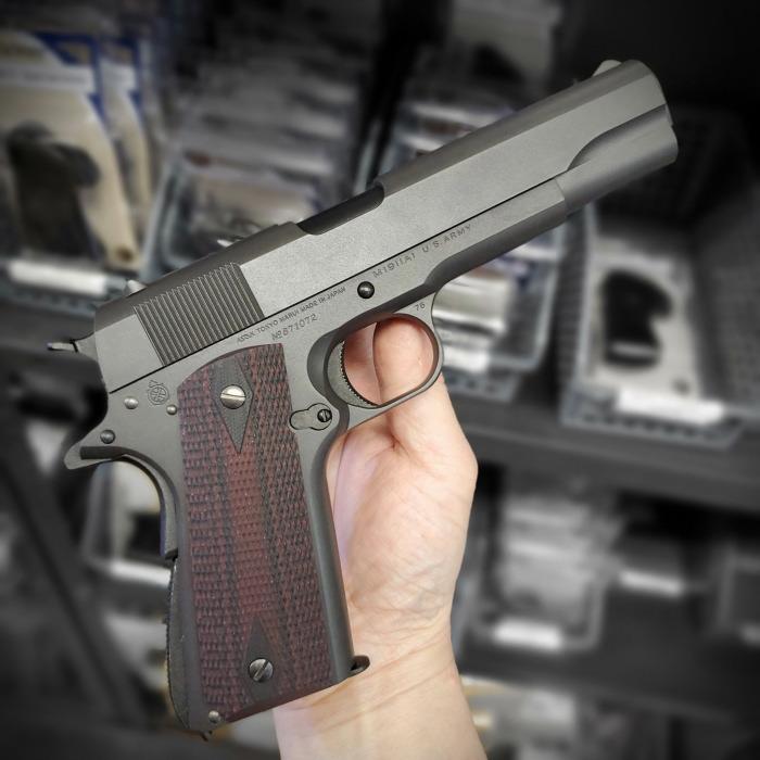 LOKGRIPS 1911フルサイズ用 G10製グリップ Double Diamond チェッカー