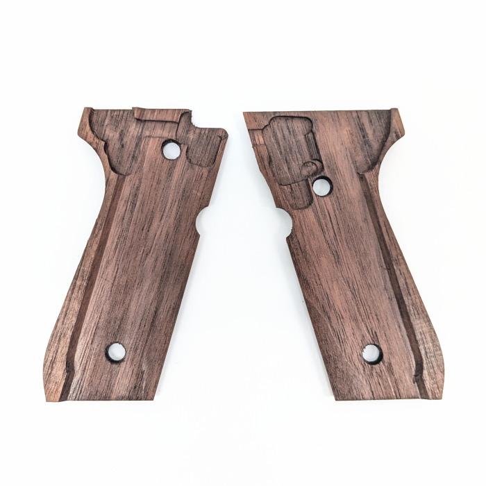 ☆【セール】MULE 東京マルイ 電動ガン M9A1用 木製グリップ フル