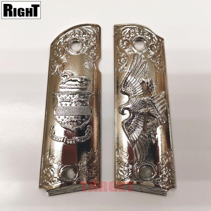RIGHT イーグルレリーフ メタルグリップ シルバー 艶有 RIGHT イーグルレリーフ メタルグリップ シルバー 艶有