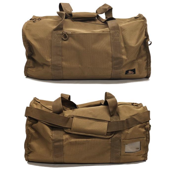 ☆自衛隊 ミリタリーカラー ボストンバッグ 防水軽量 約36L OD TAN BK