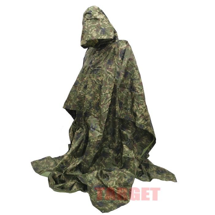 ☆ PX品 陸上自衛隊 迷彩 ポンチョ リップストップ フリーサイズ ☆ PX品 陸上自衛隊 迷彩 ポンチョ リップストップ フリーサイズ