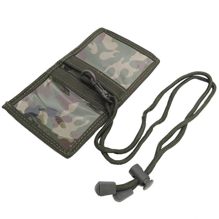 ☆陸上自衛隊 迷彩 パスケース ネックストラップ付（ストームクロス