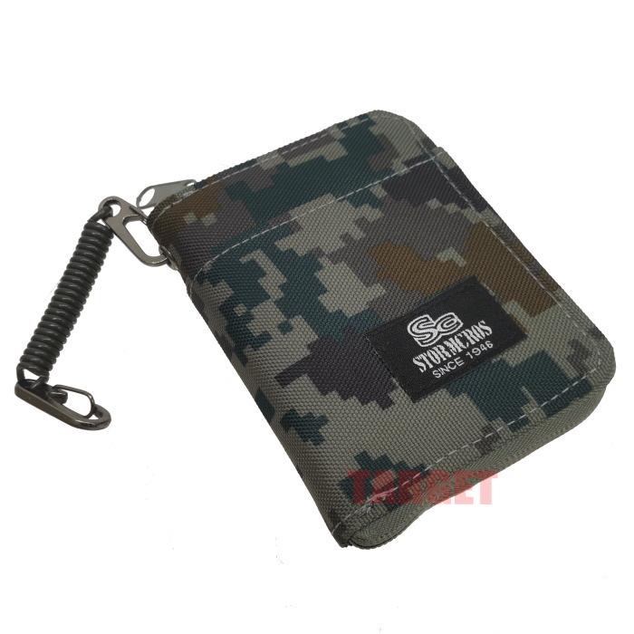 自衛隊 迷彩 二つ折り財布 ファスナータイプ （陸上自衛隊 陸自 航空