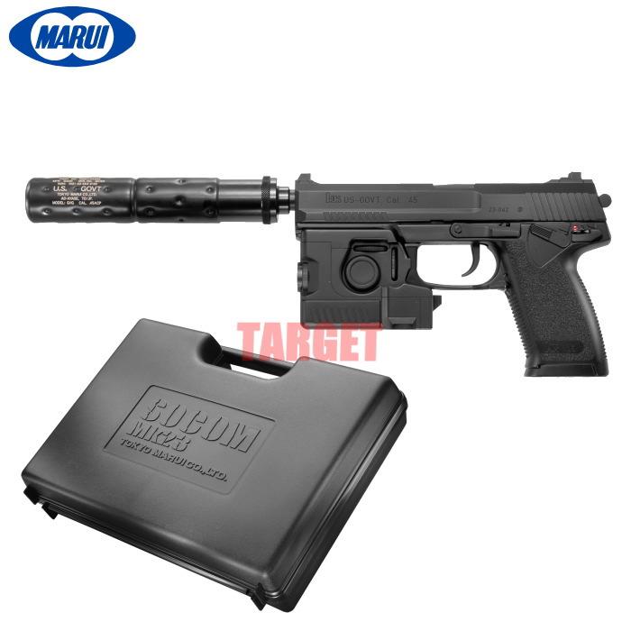 東京マルイ　SOCOM Mk23 ガスガン　ロングレンジカスタム60 東京マルイSOCOM-Mk.23ロングレンジカスタムNew＋蓄光ドット