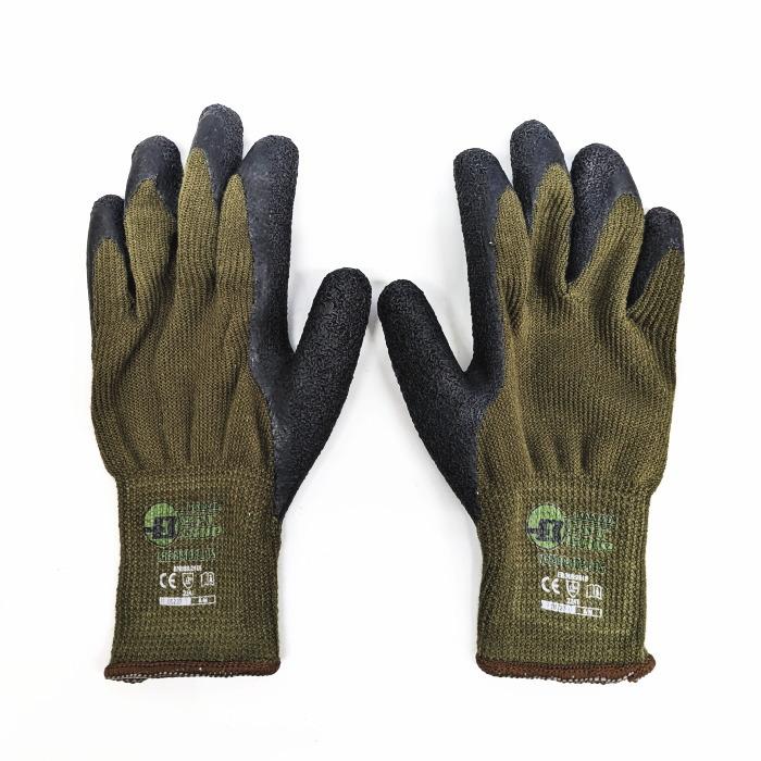 ☆サーモプラス グローブ オリーブ M / L LL（防寒 手袋 作業用 滑り