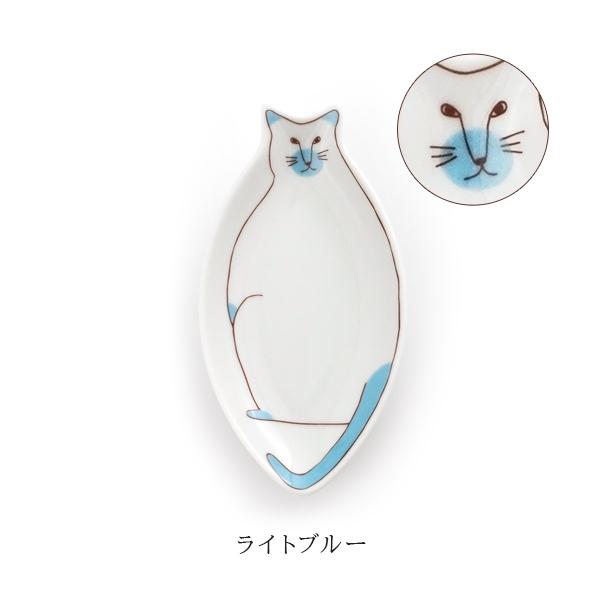 豆皿 l ネコ ハレクタニ 九谷焼 日本製 食洗機 電子レンジ可 ねこ 猫