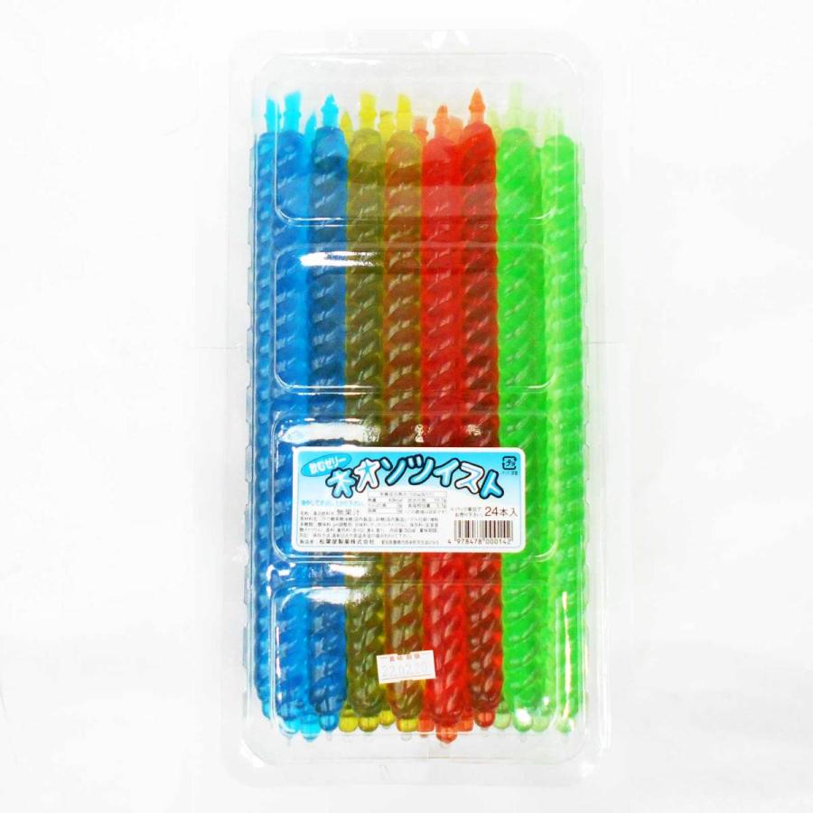 ねじり棒ゼリー ロング棒ゼリー24本入り : 駄菓子とおもちゃの太郎と