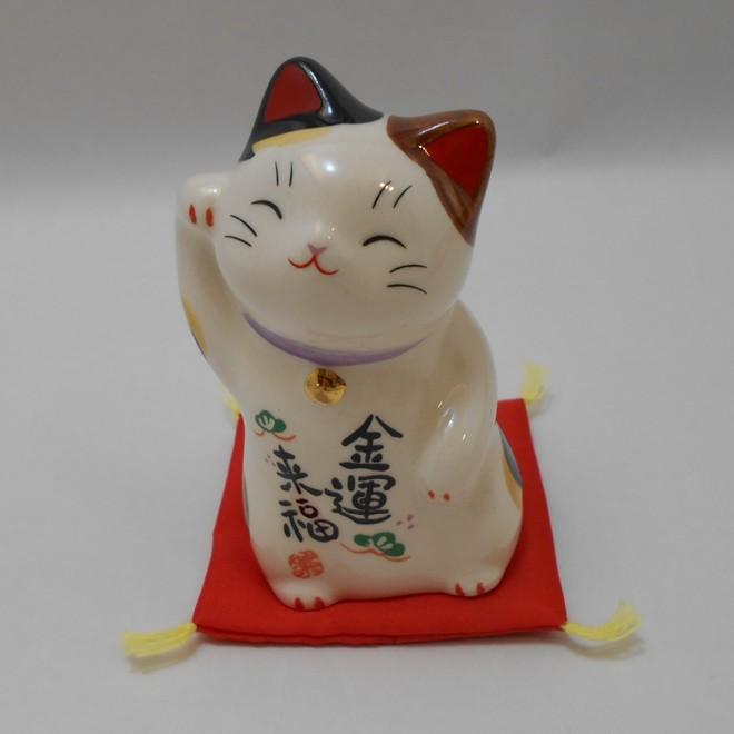 招き猫 彩絵金運来福猫 : 駄菓子とおもちゃの太郎と花子 - 通販